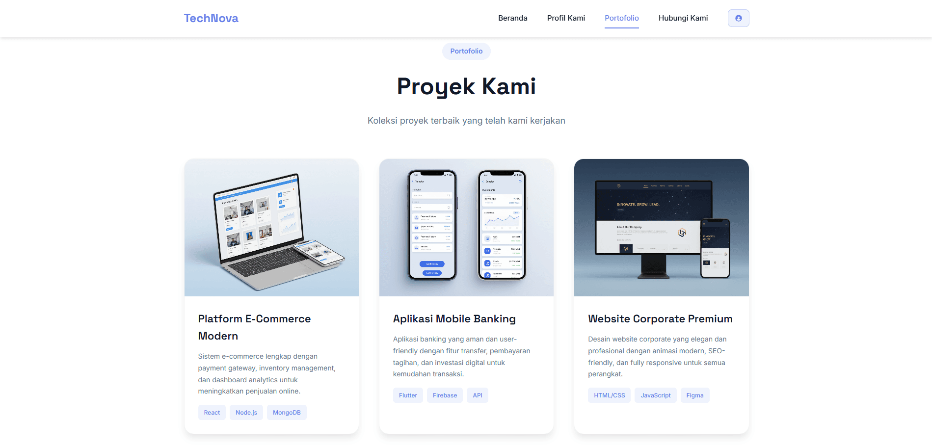 Corporate Website preview 2